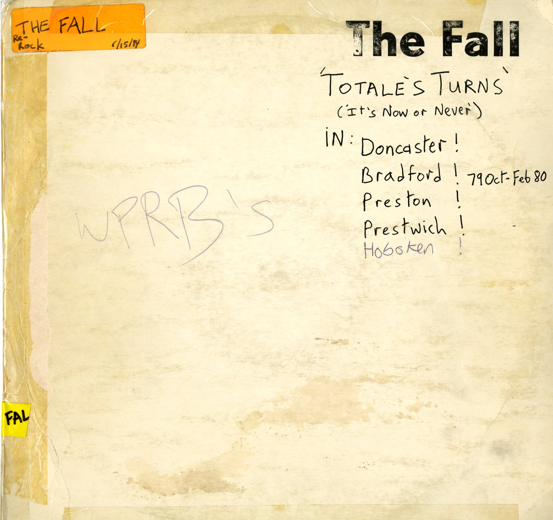 The_Fall_-_Totales_Turns